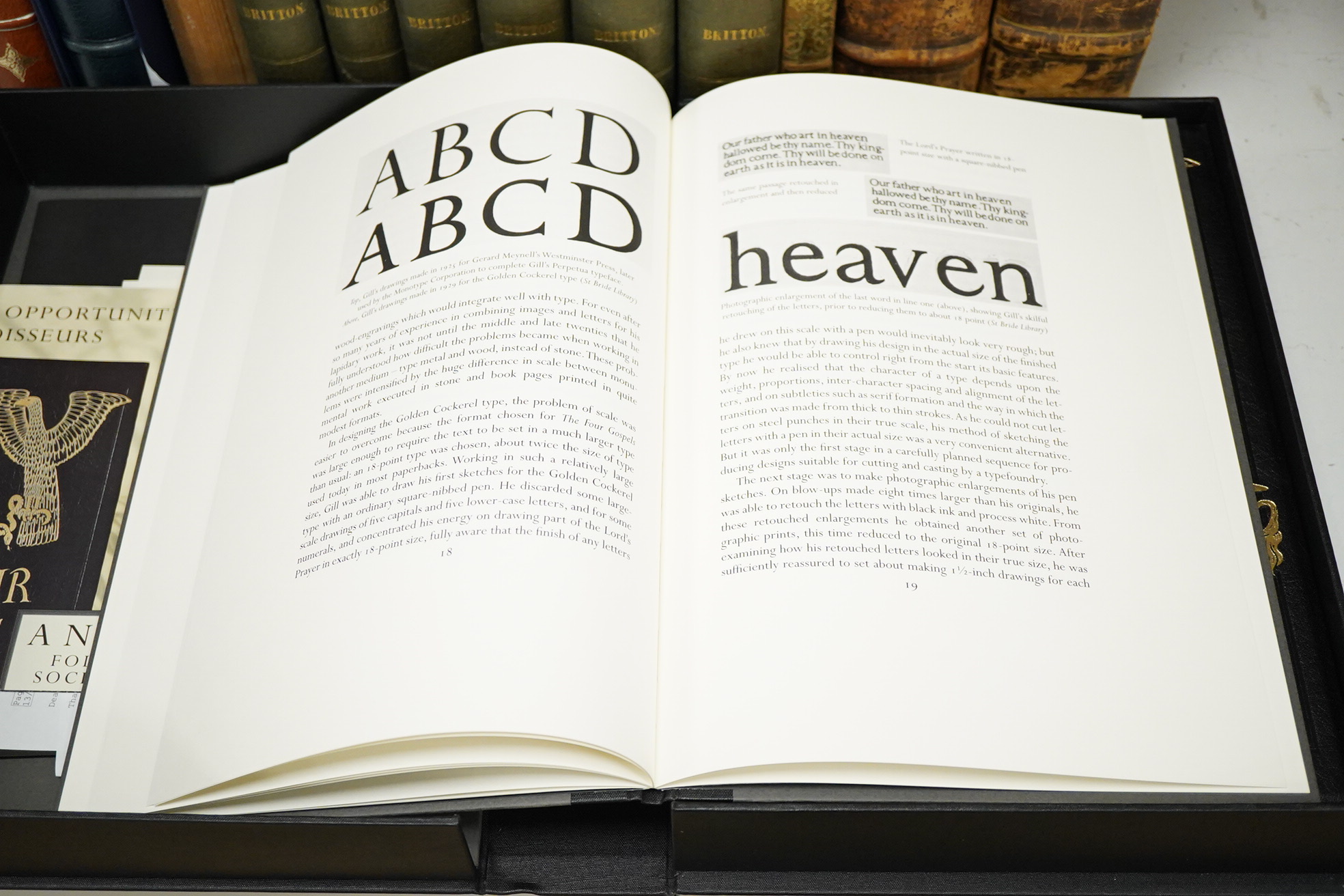 [Folio Society] The Four Gospels of the Lord Jesus Christ. According to the Authorized Version of King James I. With decorations by Eric Gill ... facsimile (of the Golden Cockerel Press) edition. num. text illus. and dec